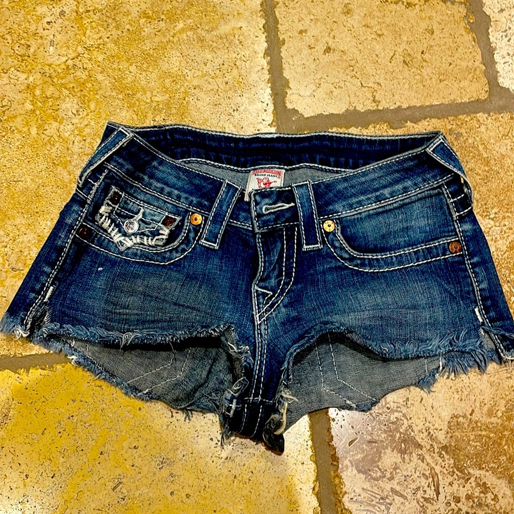 True religion Jean shorts